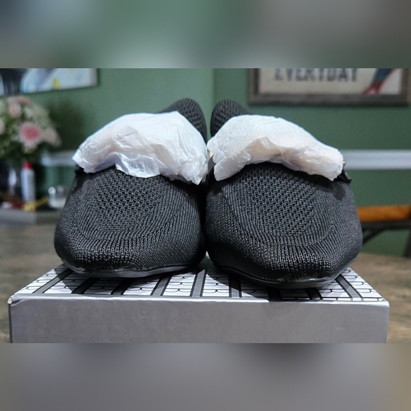 Women's Knit Pointed Toe Chunky Heel Mules #939 - Picture 5 of 15